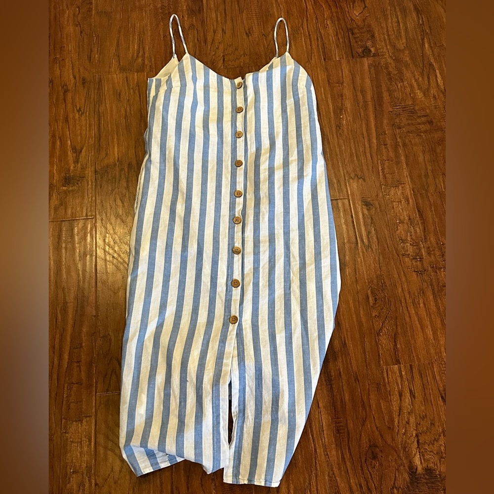 Mango Striped Maxi Dress